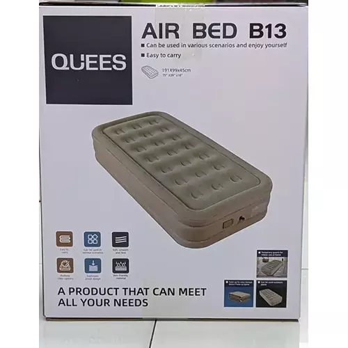 تخت بادی یک نفره تمام اتوماتیک با پمپ سرخود مدل Air Bed B13